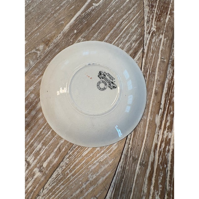 English Early 20th Century F. Winkle & Co Whieldon Ware Pheasant Dessert Bowl For Sale - Image 3 of 4