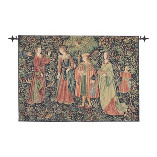 Noble Promenade Loom Woven Tapestry - 158 X 208 Cm (5'2" X 6'10") - Requires Rod Size 5 For Sale