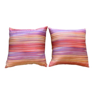 Missoni Home Large Decorative Pillows - Pair For Sale