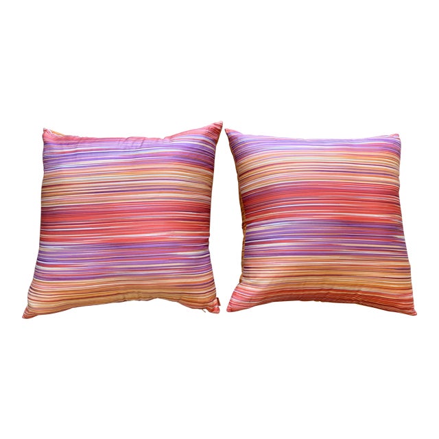 Missoni Home Large Decorative Pillows Pair Chairish