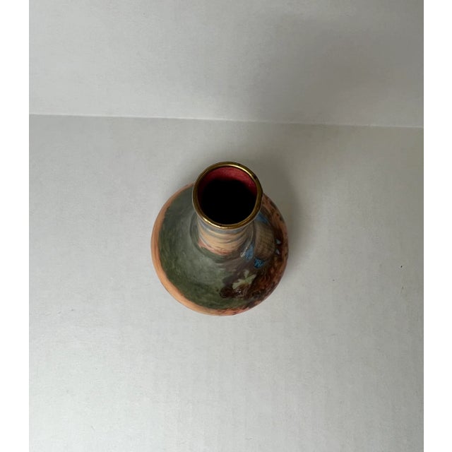 19th Century French Hand-Painted Vase For Sale - Image 10 of 12