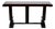 Art Deco Console with Black Elements and High-Gloss Lacquered, 1930s For Sale