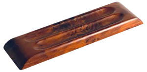 Wood Pen Holder in Brown Color, France, 1970s