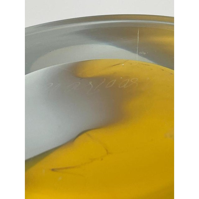 Glass Vase by Jaroslav Svoboda for Škrdlovice Glass Works, Czech Republic For Sale - Image 5 of 10