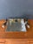 Vintage Art Deco Style Chrome Horn Tray No marked. Dimensions:12”w x9”d x 4”h Condition:good used condition