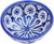 Mid 20th Century Handmade Moroccan Ceramic Bowl With Blue Hues For Sale - Image 4 of 9