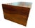 Early 19th Century 19th Century Victorian Burr Walnut & Brass Campaign Writing Slope W/Fully Intact Secret Drawers For Sale - Image 5 of 15