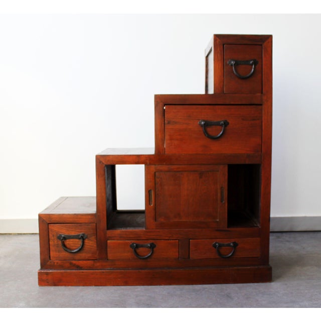 Tan Staircase Furniture in Wood For Sale - Image 8 of 12