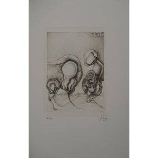 Fred Deux, The Wedding, Original Signed Engraving For Sale