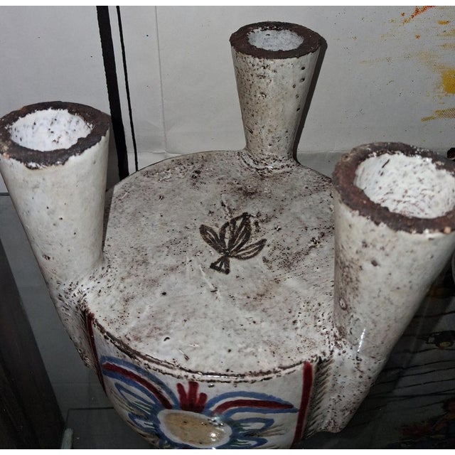 Vintage Ceramic Tripod Covered Box, 1950s For Sale - Image 3 of 8