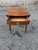 Vintage Federal-Style Burled Wood Pembroke Drop Leaf Side Table For Sale - Image 4 of 18