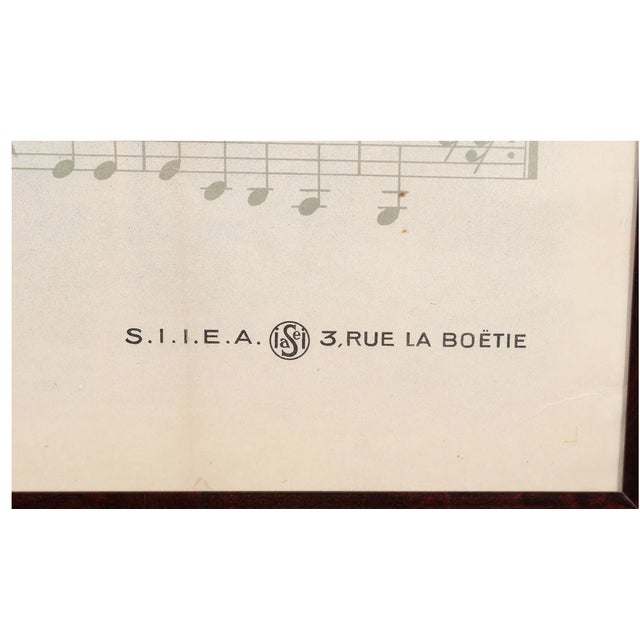 Large Stradivarius Su-Ga Radio Poster — French Color Lithograph, 1930s For Sale - Image 4 of 4