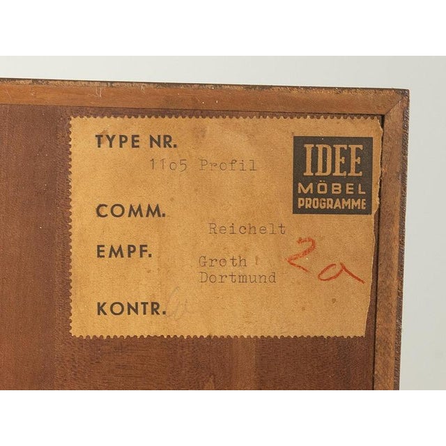Brown Chest of Drawers from Oldenburger Möbelwerkstätten, 1950s For Sale - Image 8 of 9