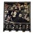 Mid 20th Century Chinese Export Four Panel Carved Soapstone Coromandel Screen For Sale