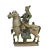 Chinese Handmade Ceramic Warrior on Horse Figure For Sale