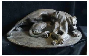 Sirio Tofanari, La Carezza (The Caress), Sculpture, 1910