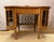 Art Nouveau Ladies Writing Desk in Oak and Rattan with Vitrine Cabinets, 1910 For Sale - Image 10 of 10