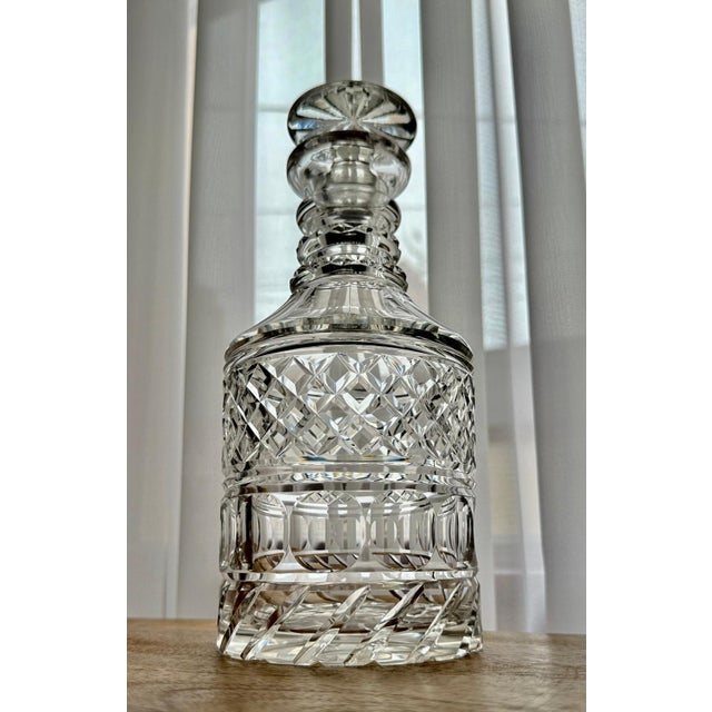Anglo-Irish William IV Cut Glass Decanter, 1835 For Sale - Image 3 of 18
