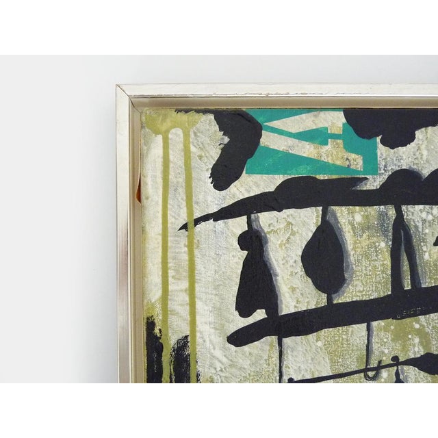 Bent Karl Jacobsen, Composition, 1995, Oil on Canvas For Sale - Image 3 of 8