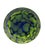 Glass Cobalt and Yellow Glass Vase by Justyna Krosno For Sale - Image 7 of 9