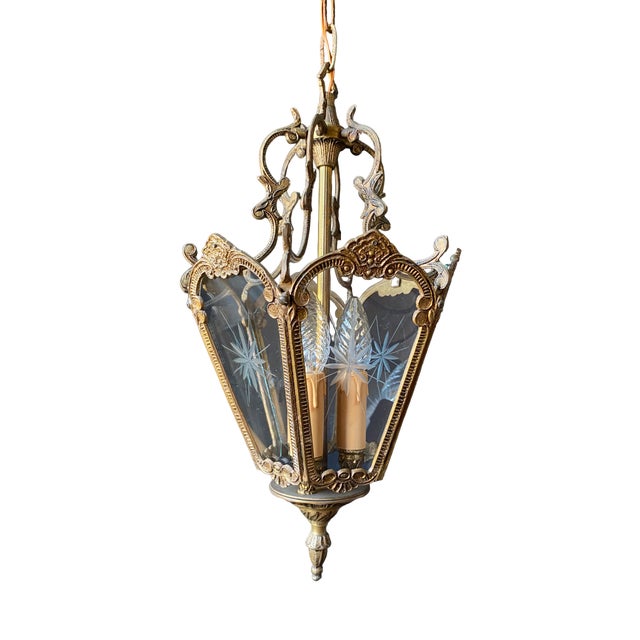 Vintage Italian Hanging Light, 1930s For Sale