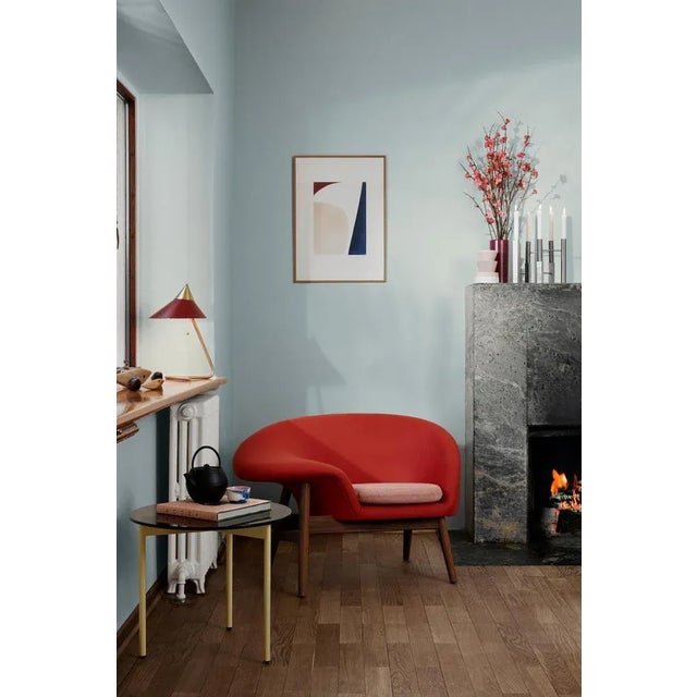 Fried Egg Left Lounge Chair in Grey Melange by Warm Nordic For Sale - Image 6 of 13