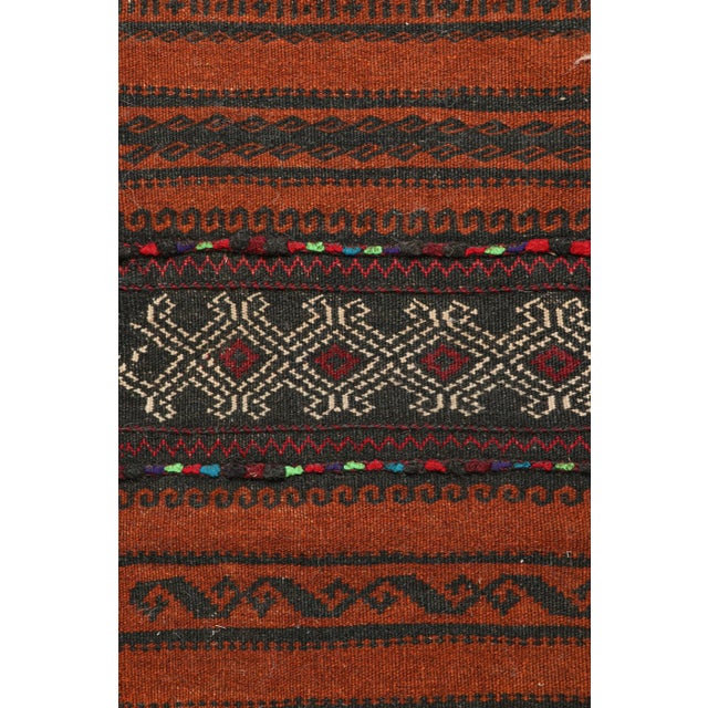 Traditional Vintage Afghan Kilim With Polychromatic Geometric Patterns, From Rug & Kilim For Sale - Image 3 of 7