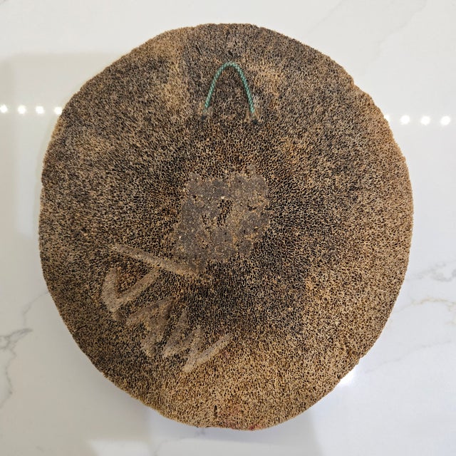 John “Boy” Weyiouanna Inupiat Whale Bone “Sun Face” Sculpture – Shishmaref, Alaska For Sale - Image 9 of 11