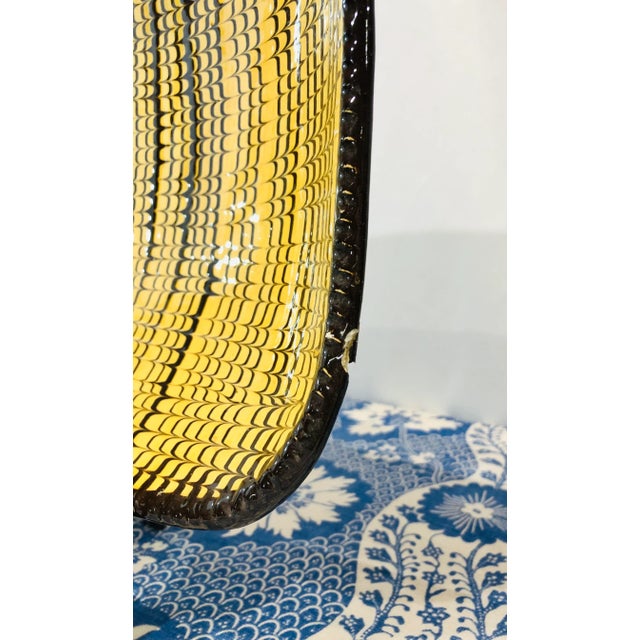 Mid 19th Century Antique Williamsburg Marbled Clay Serving Platter For Sale - Image 5 of 10