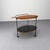 Oval Bar Trolley with Teak Top and Rattan Handle, 1950s For Sale - Image 11 of 11