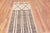 Modern Nazmiyal Collection Ivory Cream and Charcoal Tribal Geometric Modern Runner Rug For Sale - Image 3 of 7