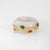 Mid-Century Modern Vintage White Jade Ring Sz 5 Gemstones Vine Leaves 18k Yellow Gold Band For Sale - Image 3 of 6