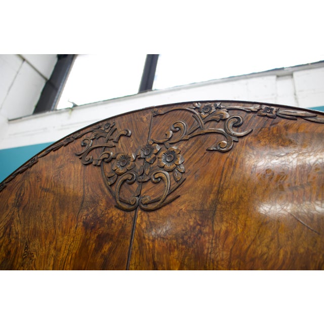 Art Deco Burr Walnut Wardrobe, 1930s For Sale - Image 10 of 11