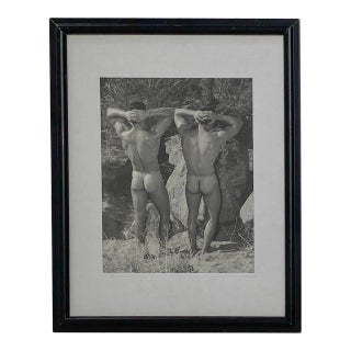 Vintage Bruce of La Photograph, Two Men in the Woods For Sale