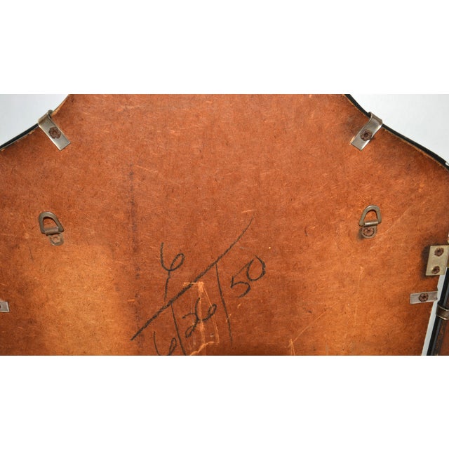 1930s French Art Deco Arched 3-Panel Beveled Mantel Vanity Wall Mirror For Sale - Image 11 of 12