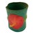 Wood Mid 20th Century Hawaiian Hand Carved Napkins Rings W/ Hand Painted Floral, Set of 6 For Sale - Image 7 of 12