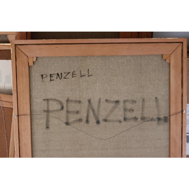 Penzell, Model, 1973, Oil on Canvas, Framed For Sale - Image 15 of 18