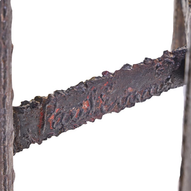 Paul Evans Brutalist Mid Century Patinated Steel and Bronze Coffee Table For Sale - Image 10 of 10