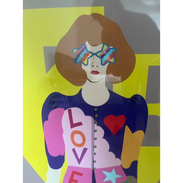 Love Me Forever, 2000s, Plastic & Paper, Framed For Sale - Image 6 of 10