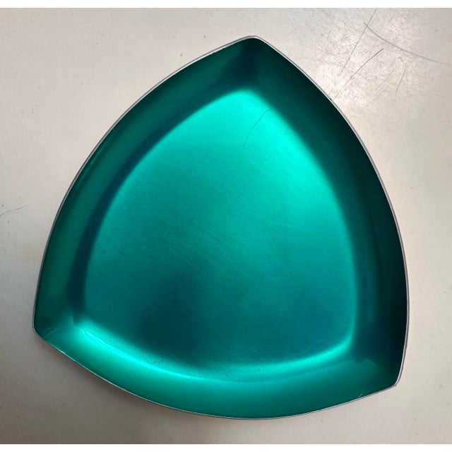 CF Christensen Mid-Century Modern Emerald Green Enameled Bowls by Carl F. Christiansen for Reed and Barton For Sale - Image 4 of 12