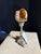 Victorian Celestial Meets the Sea Silver Plate Candlestick With Shell-Coastal Art Sculpture For Sale - Image 3 of 6