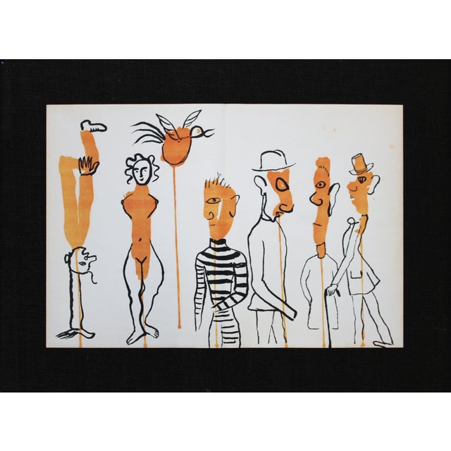 "Criminel Au Milieu" Original Lithograph by Alexander Calder, c. 1966 Details: Original color lithograph by Alexander...