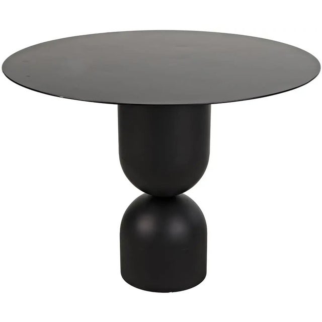Mid-Century Modern NOIR Wanda Dining Table, Black Iron For Sale - Image 3 of 6