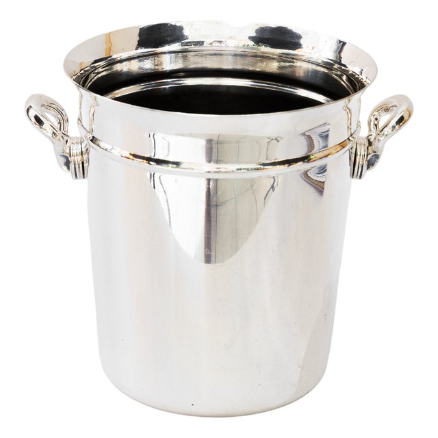 Champagne Bucket in Alpaca Silver, 1920s For Sale