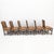 Antique Italian Neo-Renaissance Walnut and Leather Dining Chairs, 1890, Set of 6 For Sale - Image 9 of 14