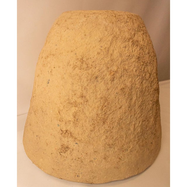 Our mud pots are bell shaped with a pitted textured surface. Accent any space. Opening is 4 in. Dimensions :The top...