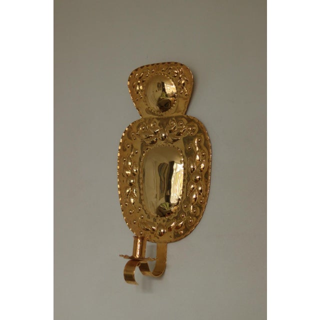 Mid-Century Swedish Brass Sconces, Set of 2 For Sale - Image 9 of 18