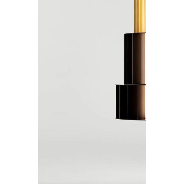 Metal T Gr Custom Combination Suspended Lamp by Stephen Burks Babel for Parachilna For Sale - Image 7 of 13