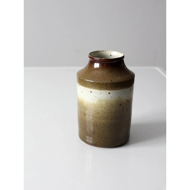 Vintage Studio Pottery Vase For Sale - Image 6 of 10
