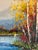 Vintage Impressionist Autumn Landscape Oil Painting on Canvas Framed For Sale In Philadelphia - Image 6 of 7